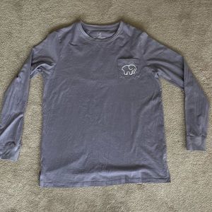 Ivory Ella long sleeve lavender tee